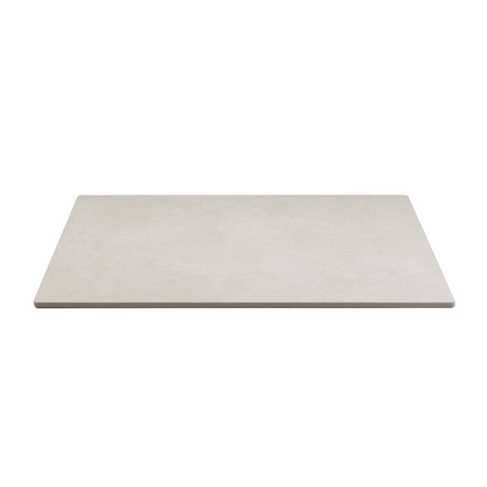Plan en gres porcelaine effet Pierre Vicenza, au goût sobre et naturel. Un matériau technique, parfait pour des espaces au style rustique ou minimal, intérieur et extérieur.